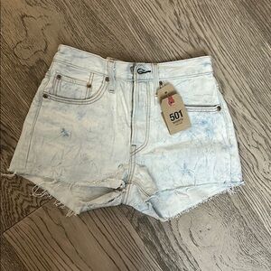 Levi 501 High Rise Jean shorts